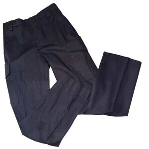 Blauer Cargo Pants Navy Blue Work Uniform Utility Pockets Men Size 10 Reg